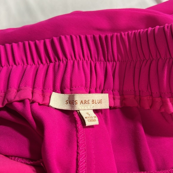 Skies are blue hot pink dress pants size S - Picture 2 of 9